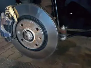 Discuri ventilate 266mm,placute frane Brembo si accesorii noi si folosite Peugeot 206 2.0HDI