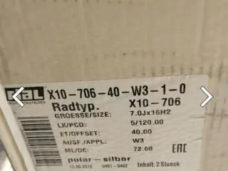 Jante aliaj noi 16 zoll marca Rial, gama Bmw noi